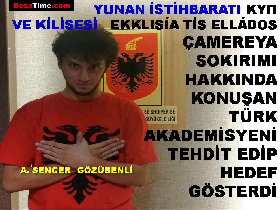 YUNANİSTAN ÇAMERYA SOYKIRIMINI KONUŞAN TÜRK TEHDİT EDİP HEDEF GÖSTERDİ