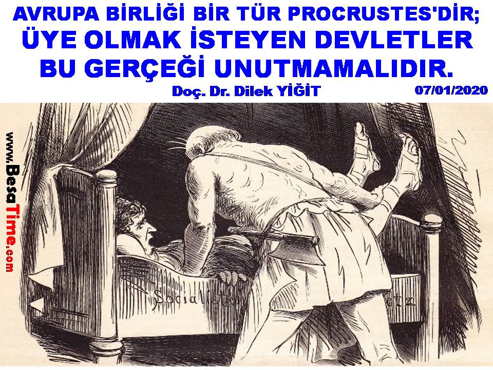 AB BİR TÜR PROCRUSTES'İN YATAĞI GİBİDİR Dilek YİĞİT