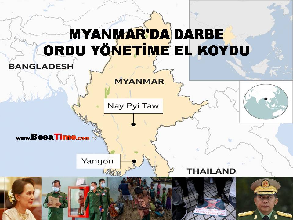 MYANMAR'DA DARBE, ORDU YÖNETİME EL KOYDU