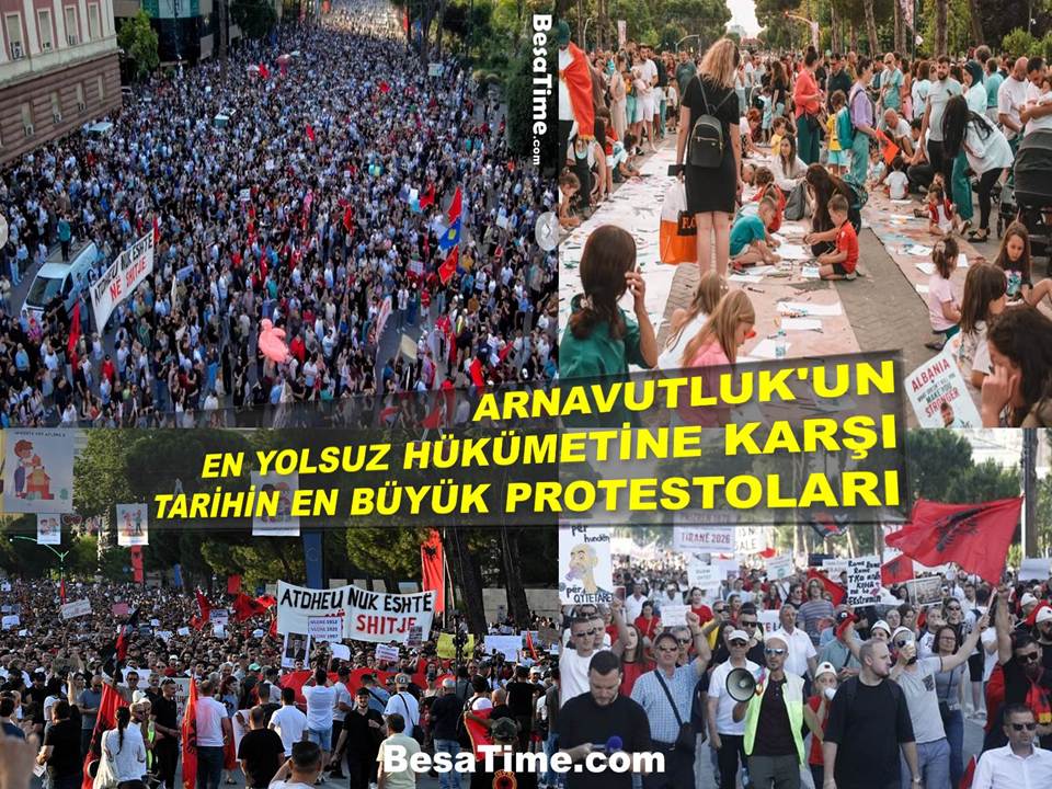 ARNAVUTLUK'UN EN YOLSUZ HÜKÜMETİNE KARŞI TARİHİN EN BÜYÜK PROTESTOLARI